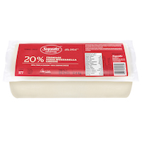 mozzarella  block 20% (napoli) 10/2.4kg