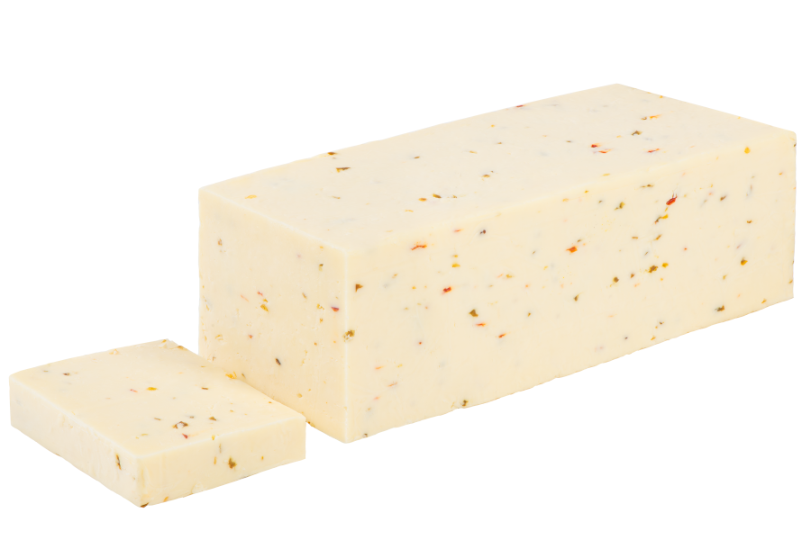 fromage havarti jalapeno en block 3.25kg