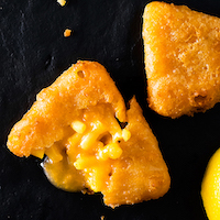 battered macaroni & cheese wedges 6/3lb