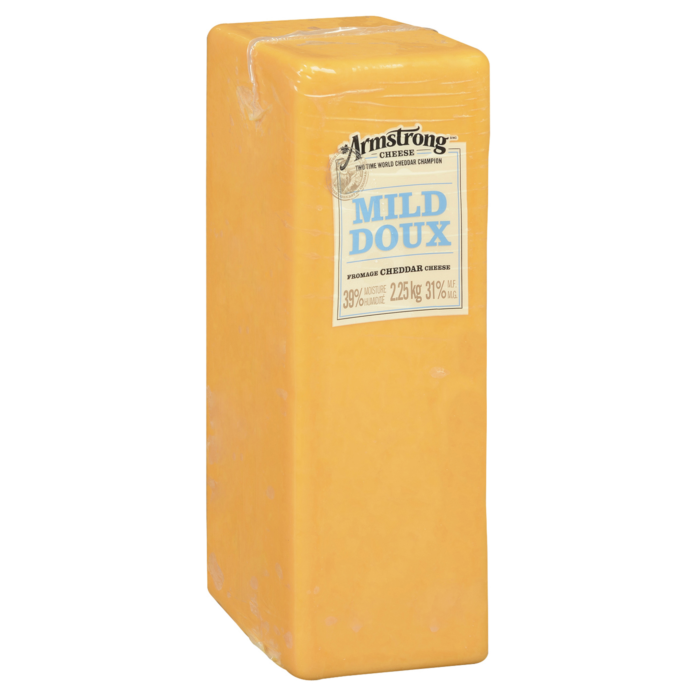 fromage cheddar jaune doux 2.26kg