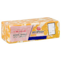 fromage cheddar doux marbrÉ 8/2.27kg
