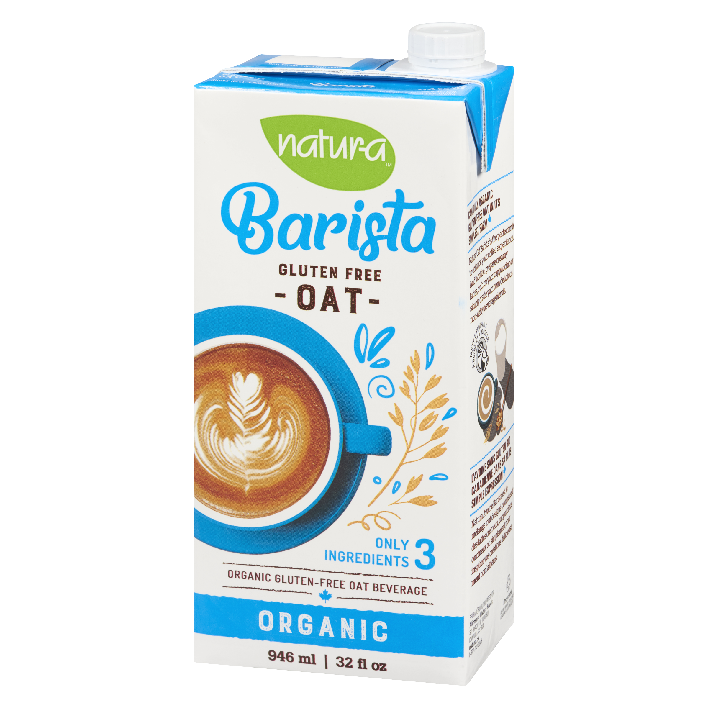 organic oat beverage  barista 6/946ml