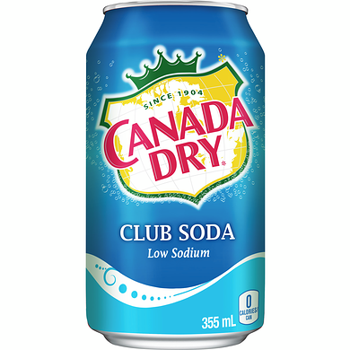 club soda cans 12/355ml