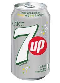 diet 7-up cans 24/355ml