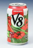 v-8 vegetable juice cans 24/340ml