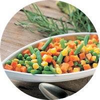 mixed regular vegetables frozen 6/1.75kg