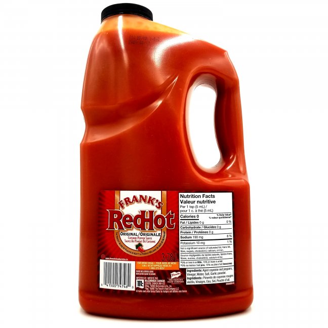 frank's redhot sauce (k) 4/3.78l