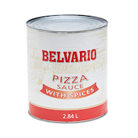 pizza sauce spicy belvario 6/100oz 