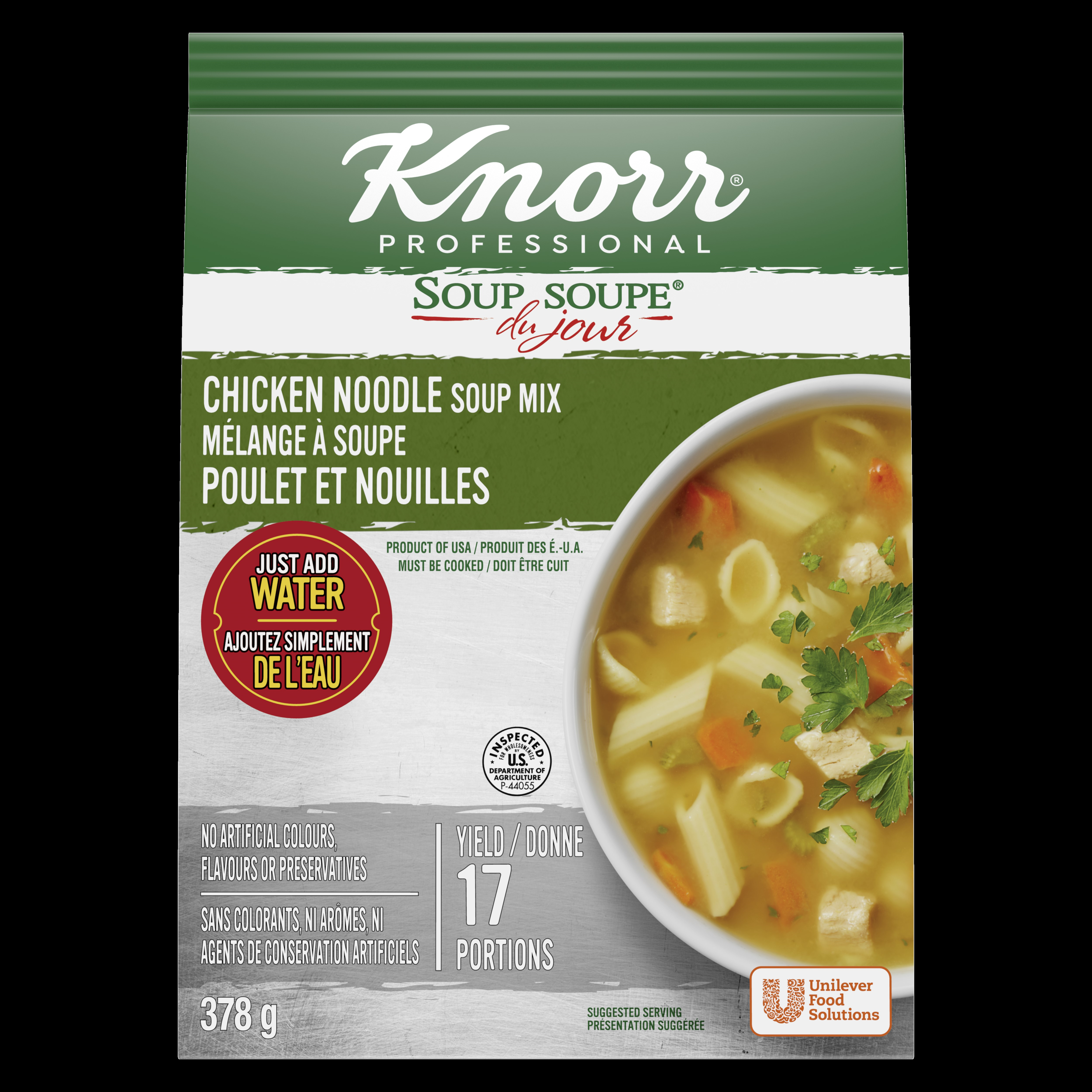 soup of the day chicken noodle 4/378gr