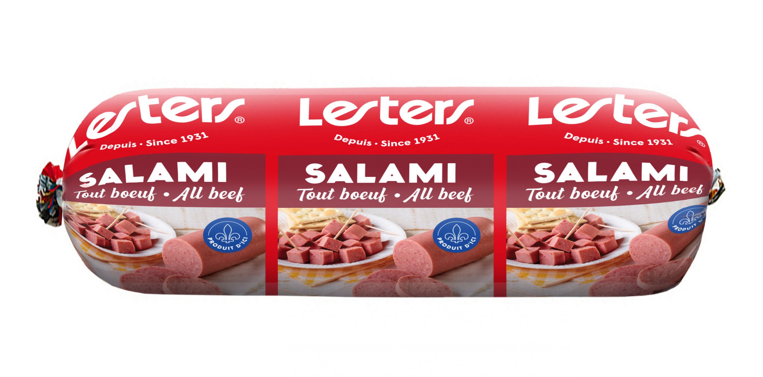 salami au boeuf +/-2kg 3/cs