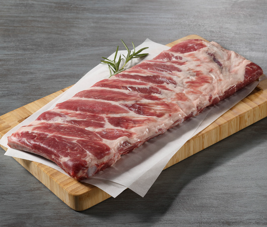 pork st louis style side ribs +/- 16.5kg 14/cs
