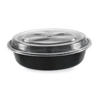 22oz white container /lid combo round 150/150 each 150/cs