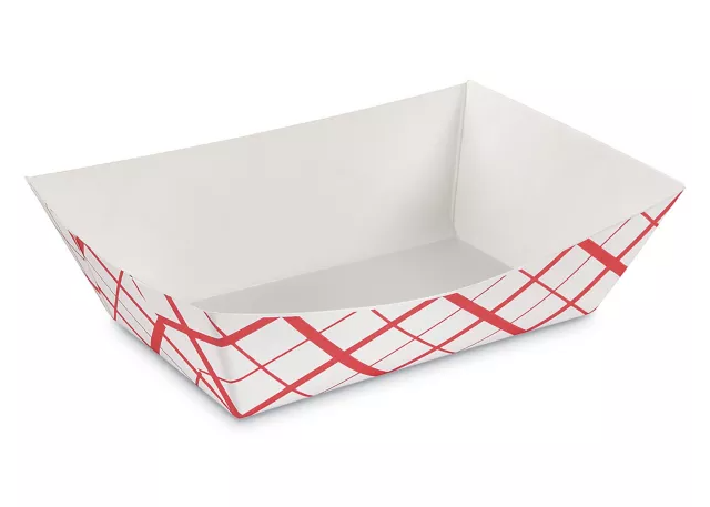 dixie polycoated paper food tray 1 lb 1000/cs