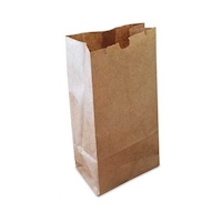 brown paper bag 3 1/2 x 2 3/16 x 6 3/4 - 7lb #1 500/pk