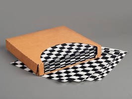 black checkered basket liners 12x12 2m