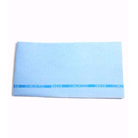 chix blue towel with microban 100/cs
