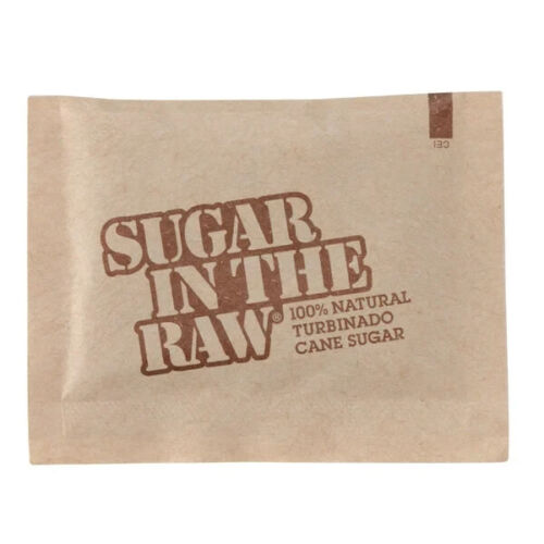 brown raw sugar portion 1m